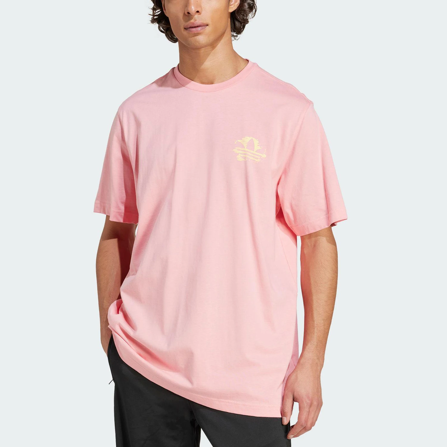 

Adidas genuine 2025 Summer Three Stripes Men's Soccer T-Shirt KC4957