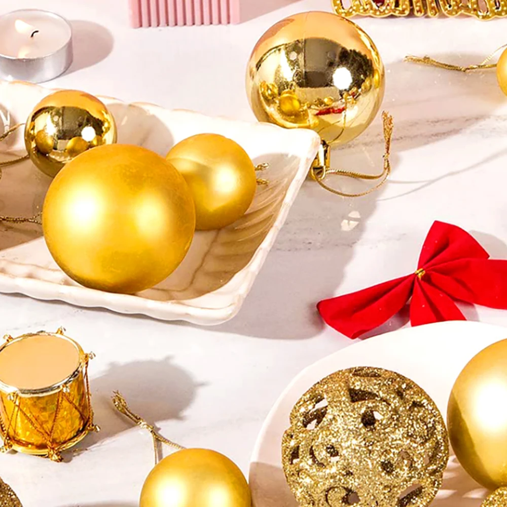 6Pcs 60/80/100mm Colorful Plastic Hollow Ball Decorative Hanging Ball Handmade DIY Christmas Wedding Party Ornaments Artwork