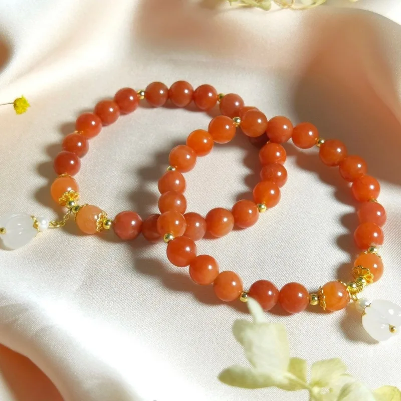 Natural Xinjiang Golden Silk Multi-loop Bracelet for Men Women, Fortune-bringing and Wealth-attracting Jade Bracel