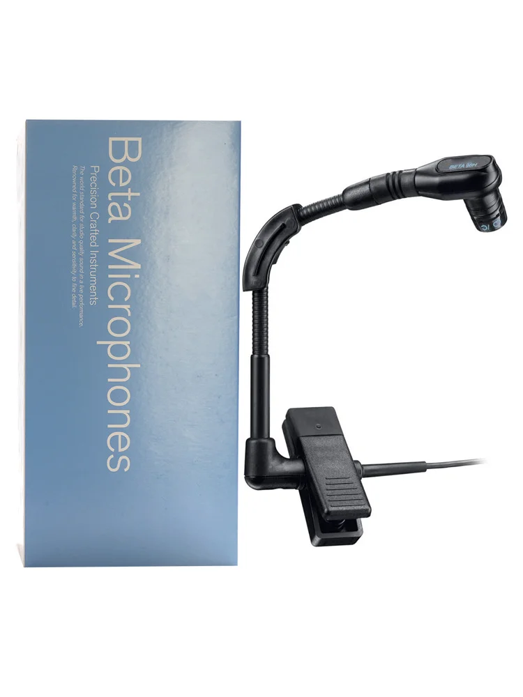 Top Quality Professional 98HC Instrument Microphone BETA98 Gooseneck Saxophone Mic with Big XLR Adaptor For SAX Percussion view 2