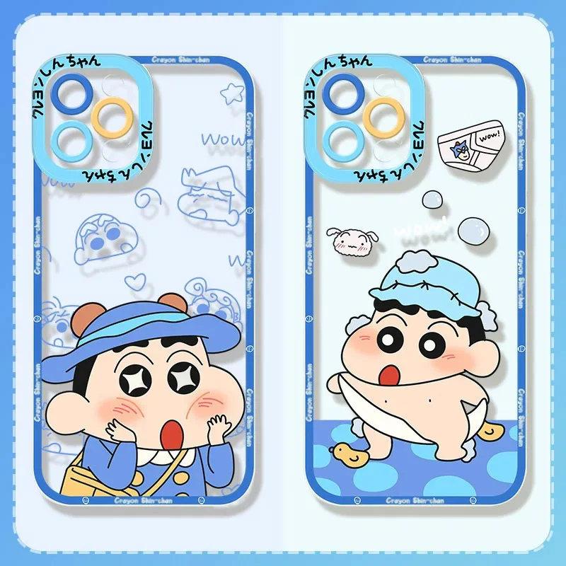 C-Crayon S-ShinChan Phone Case For Xiaomi Redmi Note 13 12 11 Pro Plus 4G 5G 12S 11S 10 10S 9 9S 8 13C 12C 10C Silicone Cover