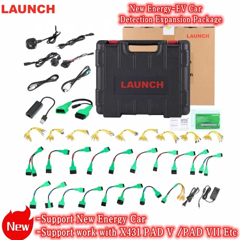 

LAUNCH X431 New energy EV Car Diagnostic Tools Work with X431 PAD V / PAD VII