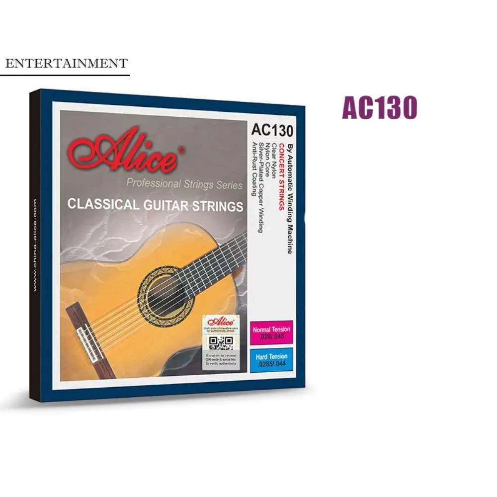 

AC130 Acoustic Guitar Strings Bronze 6 Strings Electric Guitar Strings Copper Alloy Wound Classical Guitar Strings