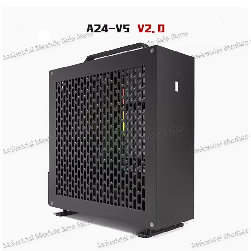 5 Litre Mini A24-V5 2.0 Dual Slot Single Display 1u Power Supply Itx Chassis with Double Chamfer