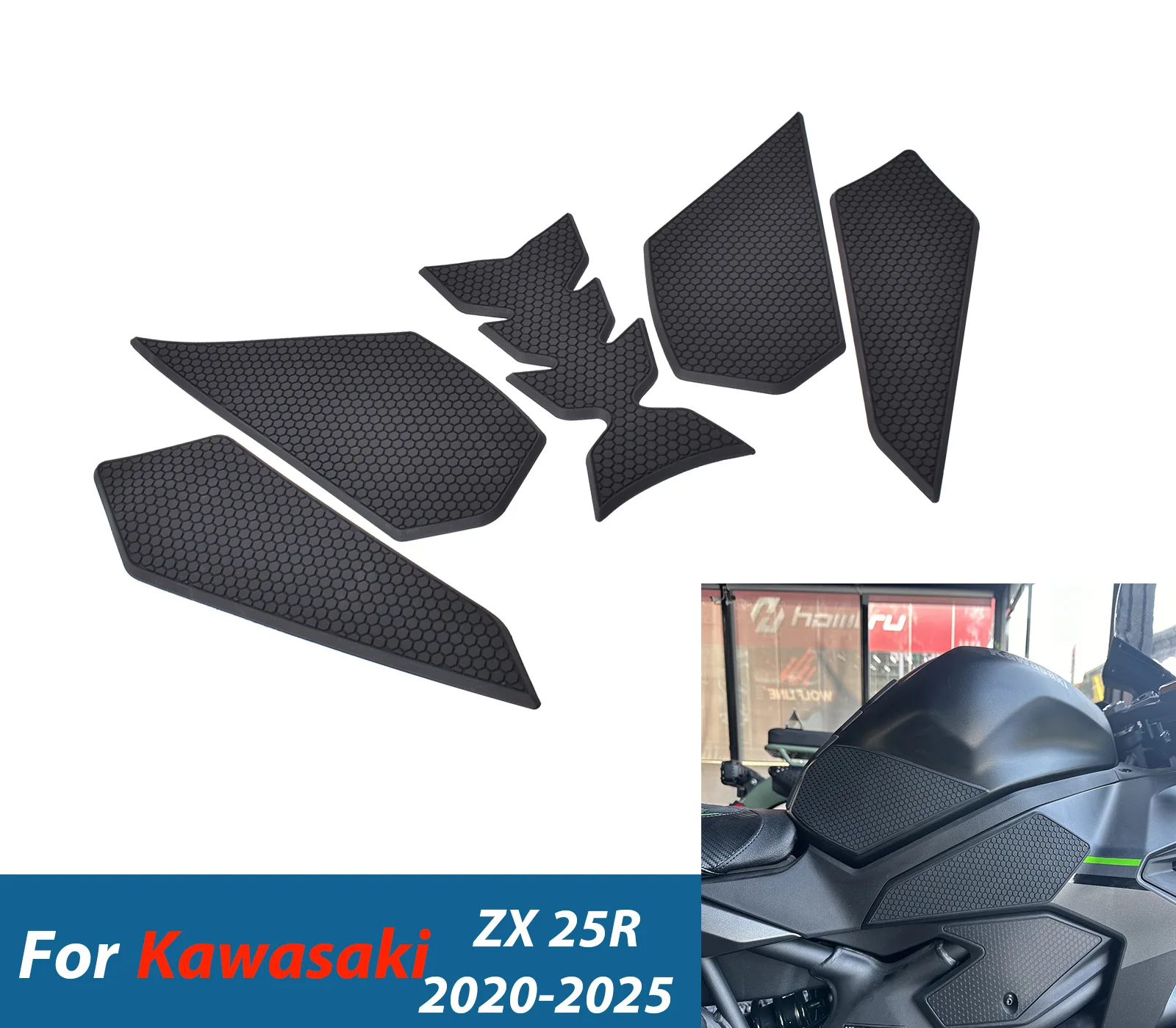

ZX-25R наклейки на топливный бак, газовая наколенница, защитная накладка Adesivi Moto для Kawasaki ZX 25R 2020-2025 ZX25R, аксессуары для мотоциклов ﻿