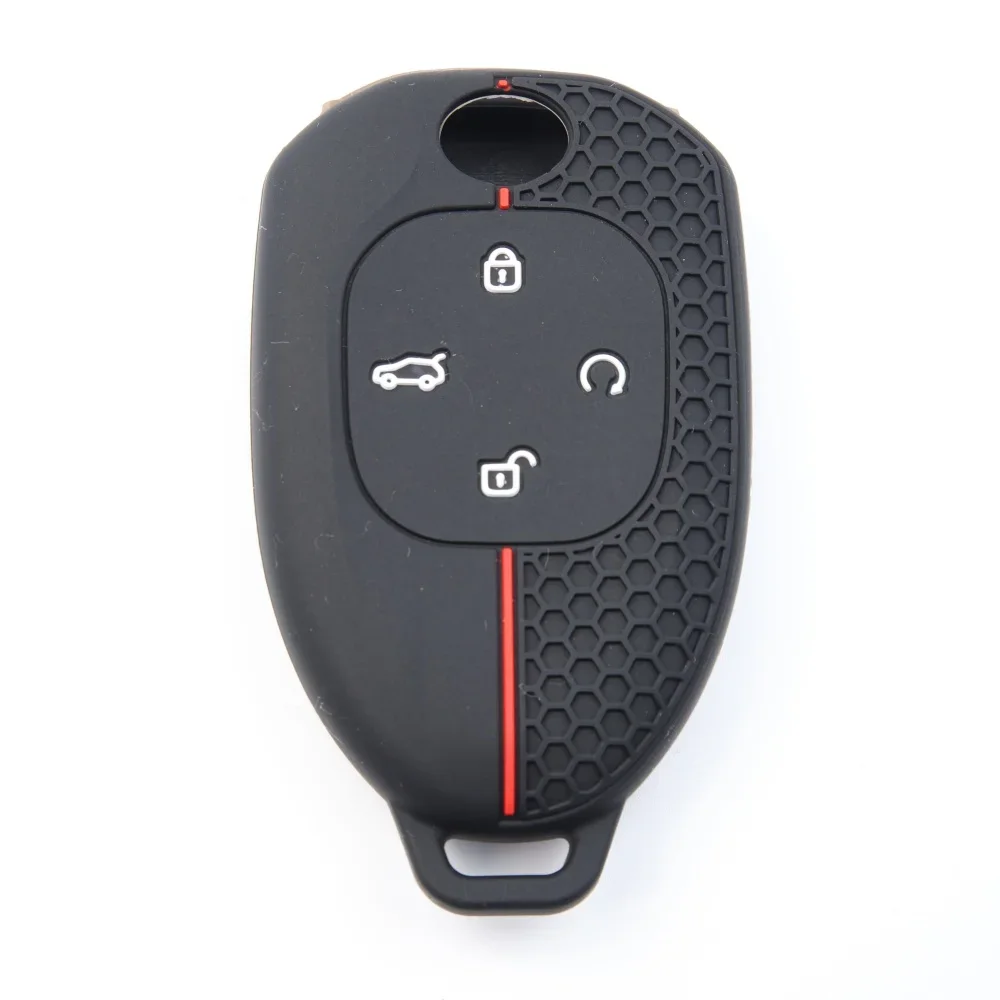 Silicone Keychain Car Key Cover Case Protector Auto Accessories For GAC Motor GN8 2022 2023 Trumpchi 2021 Empow J15 J16 GS8