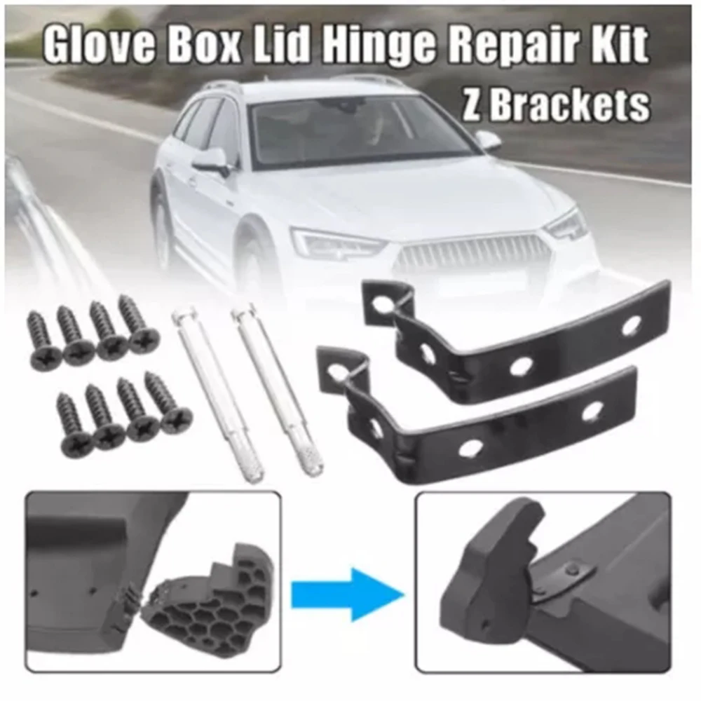 8E2880324 For Audi A4 S4 RS4 B6 B7 8E For Seat Exeo/ST 3R5 Glove Box Lid Hinge Snapped Repair Fix Kit Brackets