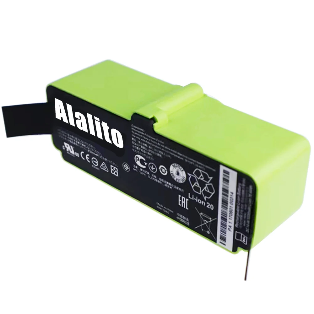 Akumulator litowo-jonowy 14,4 V 12800 mAh do iRobot Roomba Cleaner 900 800 700 600 Series 960 980 981 965 895 890 860 695 692 690 680 675