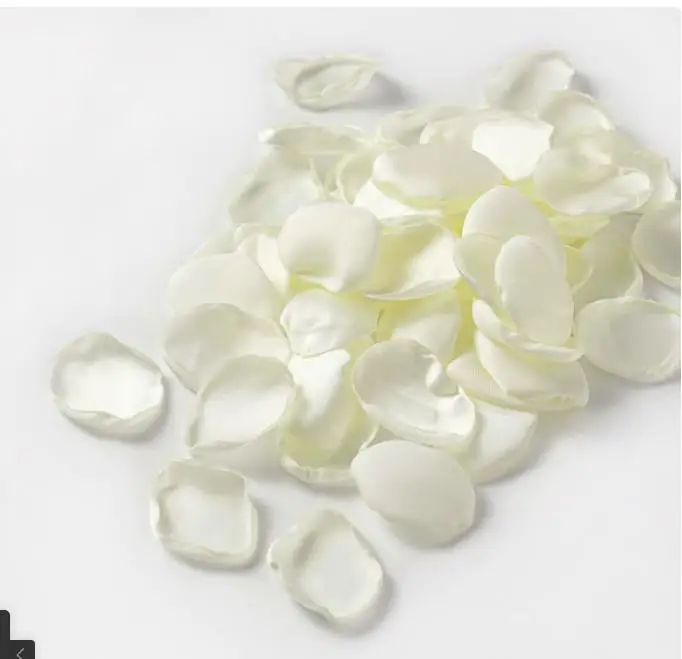 

200pcs Silk Rose Petals Hand Crafted Wedding Decorations Artificial Flower Confetti Reusable Elegant Romantic for Multiple