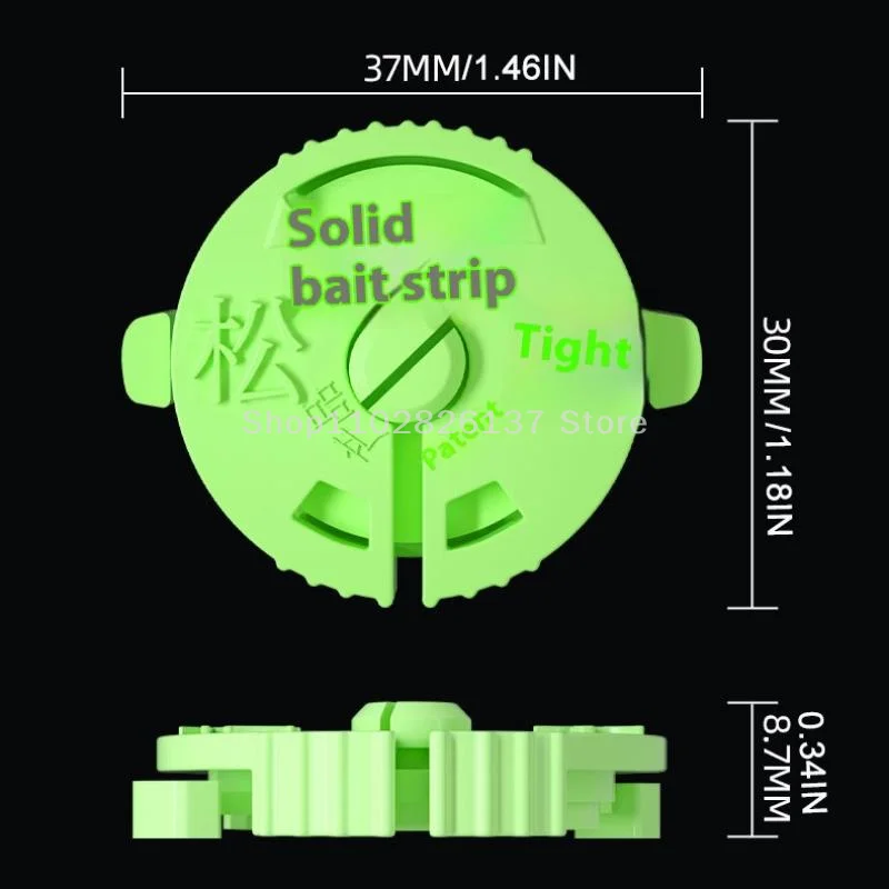 1/5/10Pcs Bait Holder Cube Bait Flip Hook Casting Rod Long-Distance Fishing Hook-Bait Separation Prevention Accessories