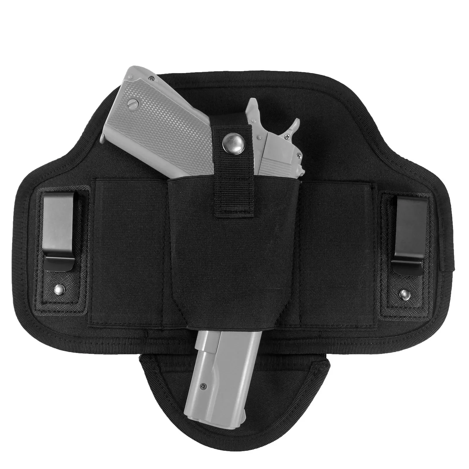 Tactical IWB Pancake Gun Holster Waist Belt Ambidextrous Pistol Holsters for Taurus G3/G2C/G3C Glock 17/19/20/21/26/PT111/PT140