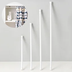 Varillas extensibles multiusos con resorte, varillas de cortina telescópicas ajustables para ventana, varillas colgantes para el hogar
