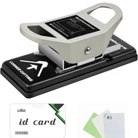 Alicates perforadores de esquina redonda, perforadora de escritorio de doble propósito, perforadora de tarjetas, para herramientas de perforación de papel hechas a mano, para etiquetas de encuadernación