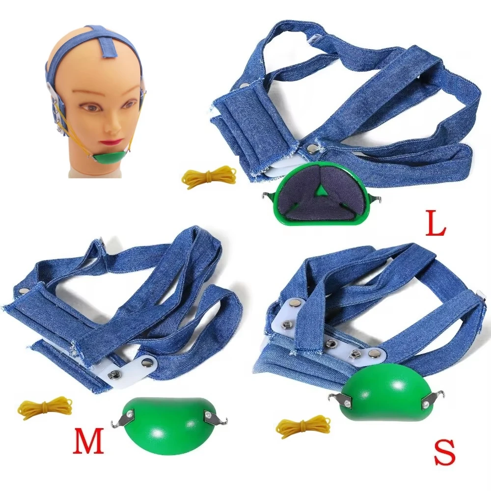 Adjustable Dental Anti-jaw Headgear Underbite/Orthodontic Headgear Anti-bite/Jean Dental Orthodontic Face Mask Dental Chin Cups