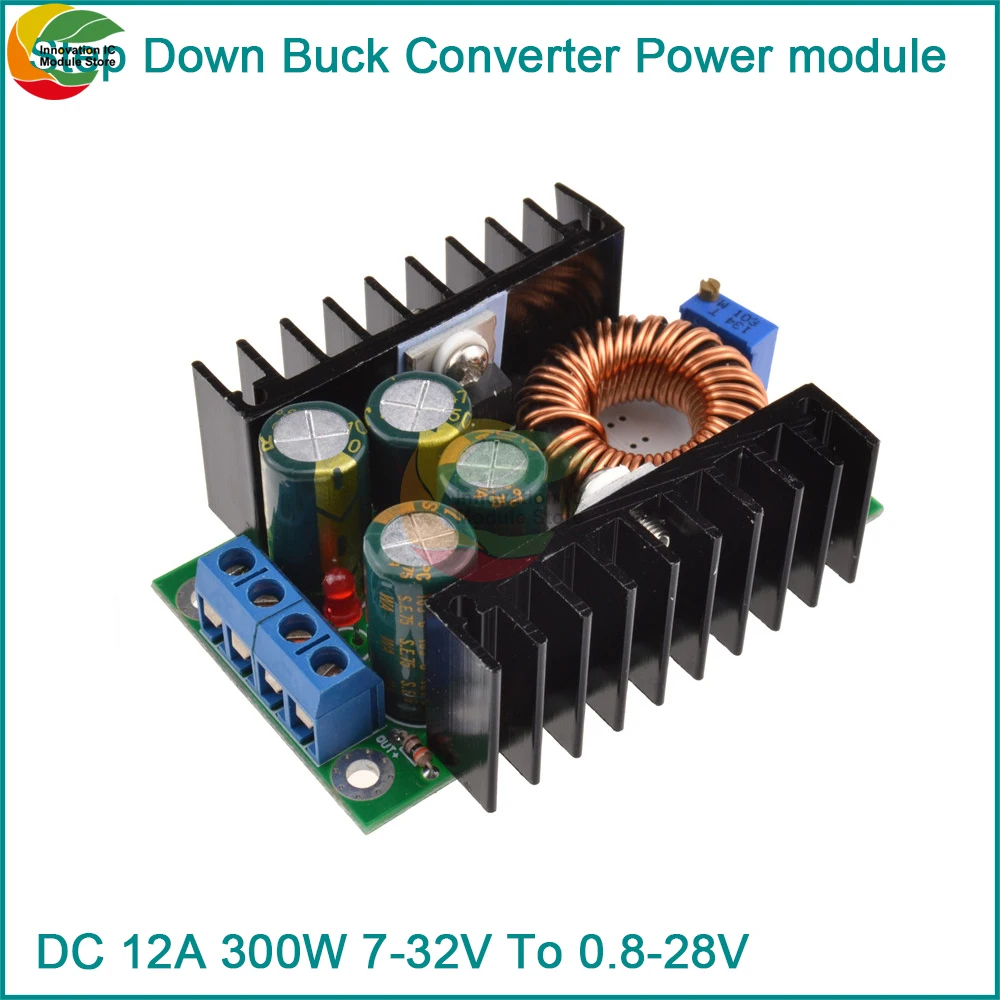 XL4016 DC/CC 280W 9A Step Down Buck Converter 7-40V To 1.2-35V Power Module LED Driver Volt Regulator Adjustable 12V 24V 28V