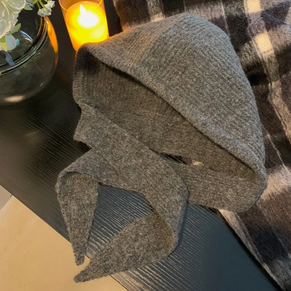 Moda inverno passamontagna berretto caldo antivento lavorato a maglia cappello con cappuccio spesso collo da sci sciarpa berretto uomo donna