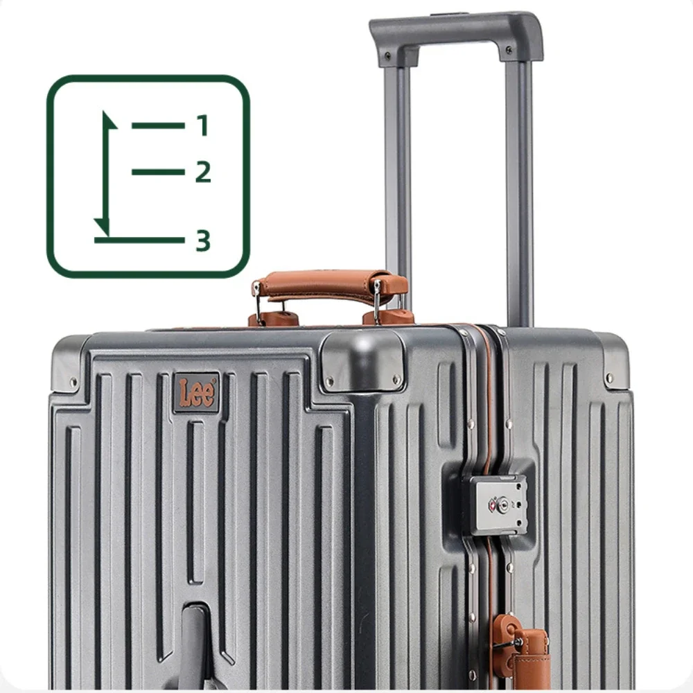 20 24 Inch Trunk Luggage Case Password Box Large Capacity Suitcase 26 28 Inch Drop Resistant Sturdy and Durable Travel Suitcases