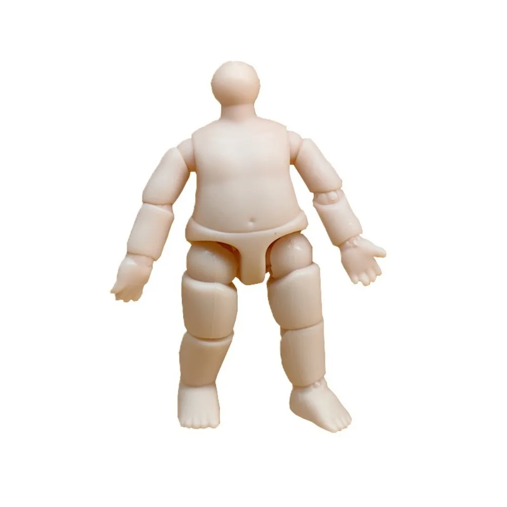 高さ6.3cmの新しいフィギュア人形、多関節アニメドール、ミニボディパーツ、PVC製耐久性BJDドールボディ、ドールカスタマイズ用