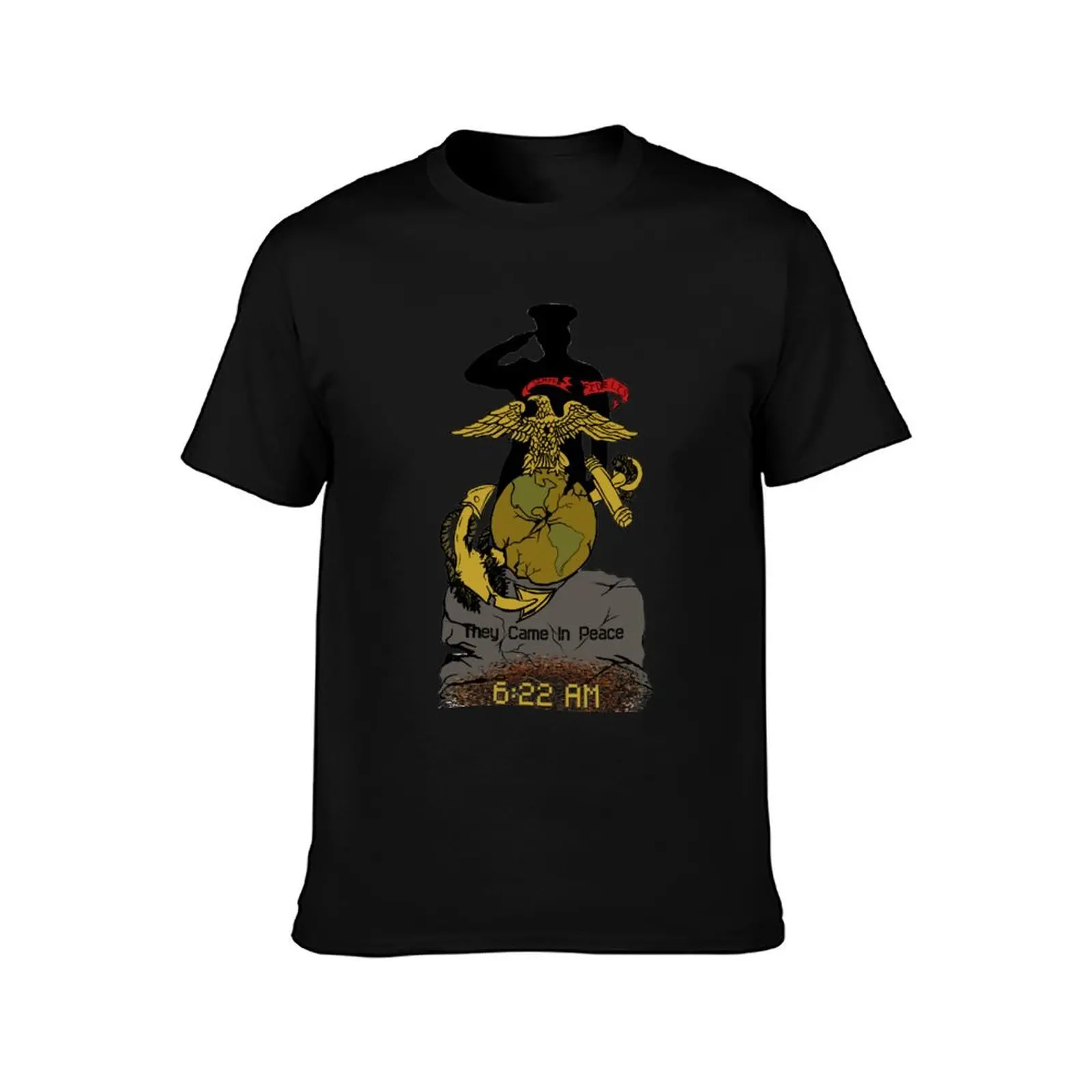 beirut memorial they came in peace T-Shirt Festival Casual Short Sleeve T-Shirt