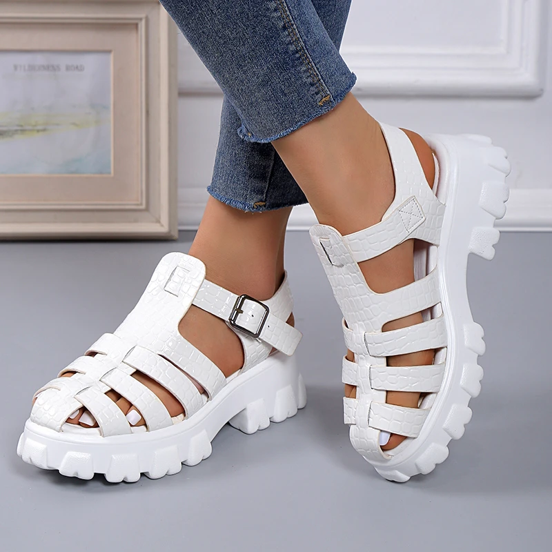 Premium Orthopedic Sandals New Women Gladiator Platform Walking Sand Sandalias Ladies Wedge Sandals Female Beach Shoes Female