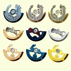 Mod Dragon Tiger Automatic Hammer Rotor Fit For NH35 NH36 NH38 NH39 4R 6R 7S26 7S36 Automatic Movement Oscillating Weight Rotors