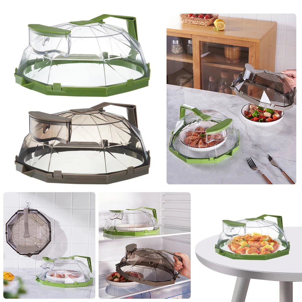 

Microwave Splatter Cover with Handle & Water Storage Box Clear Heating Insulation Cover Multi-Purpose Kitchen Gadgets