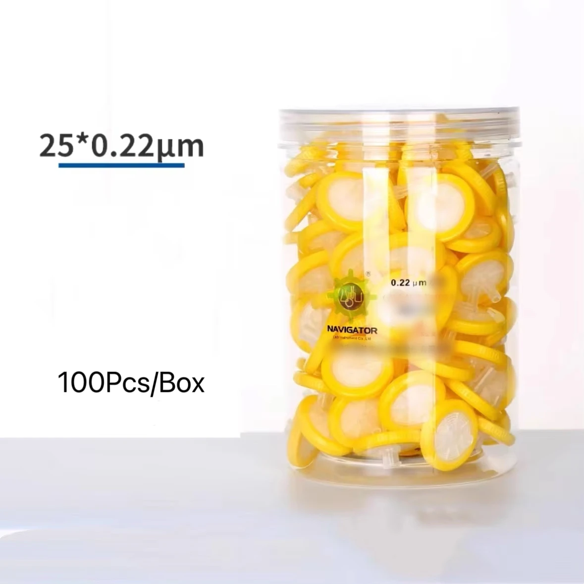100 szt. Lab MCE/Nylon/PTFE Millipore Membranowy Filtr Strzykawkowy, 13mm/25mm 0.22 LUB 0.45um Filtr Igłowy Sprzęt Laboratoryjny — zdjęcie produktu 2