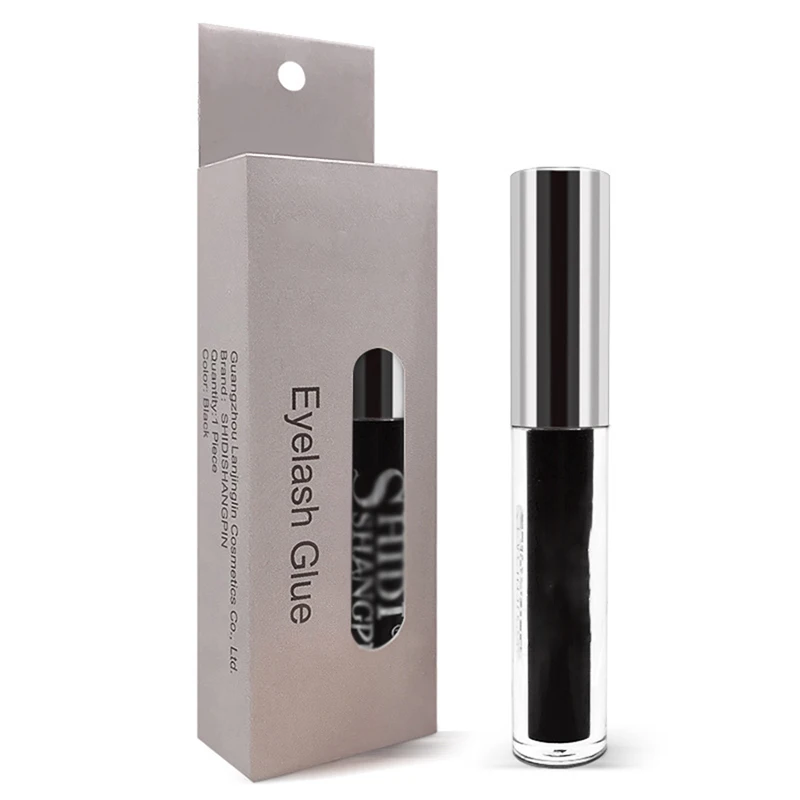 Esparadrapo falso da sobrancelha da pestana de 5ml, cola da pestana, colagem do chicote, colagem forte do chicote do olho da posse, segura na pele, cola preta/branca dos cílios