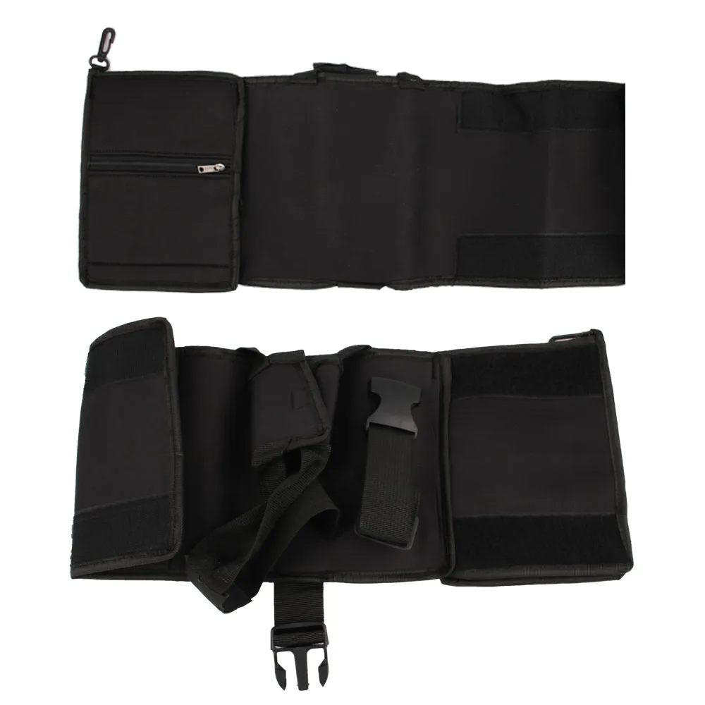 Borsa per attrezzi pieghevole in tessuto Oxford, organizer multitasche portatile per chiavi, cacciaviti, kit di riparazione per attrezzi fai da te, borsa multiuso