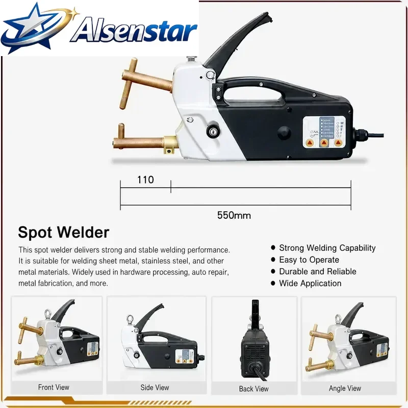 Sheet Metal Repair Tool Portable Battery Welding Equipment F3000 Double Sided Spot Welder Handheld Welding Machine