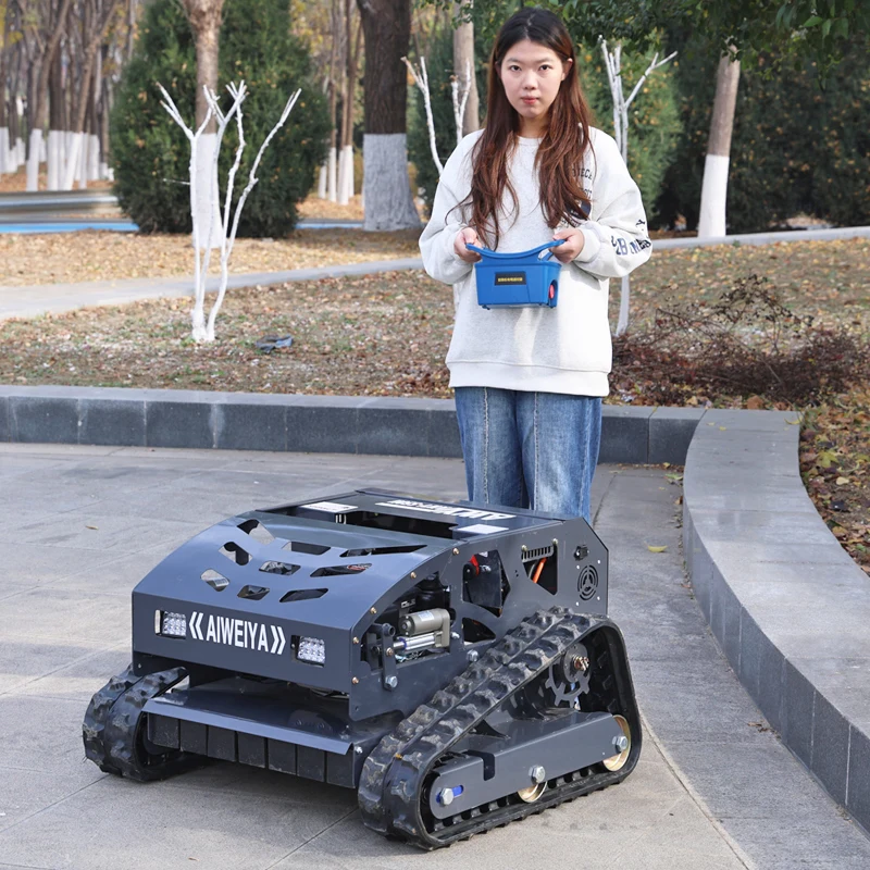 Customized 2025 Innovative Remote-Controlled Crawler Lawn Mower – Factory Direct Autonomous Simple Operation