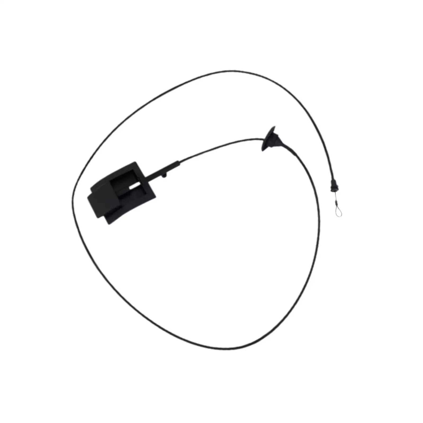 Hood Release Cable PP Metal with Handle Retro Car Hood Latch for Ford F-150 Bronco F-250 F-350 Replacement
