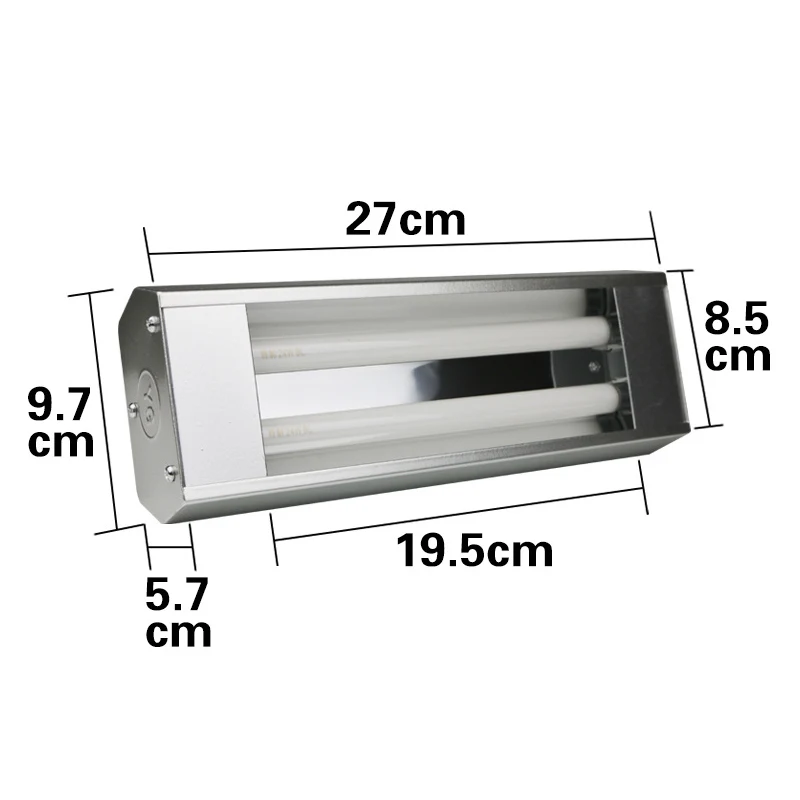 12W uv shadowless curing lamp Auto glass crack repair shadowless glue curing lamp