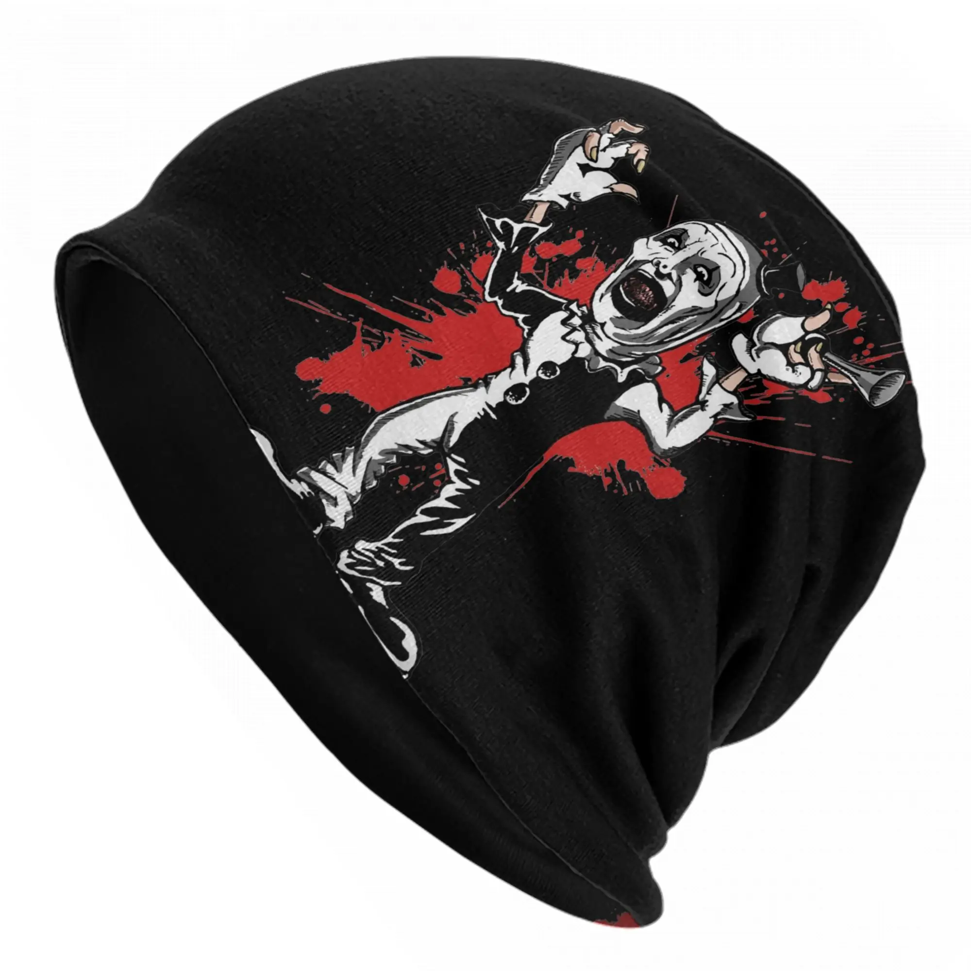 Terrifier Art The Clown Cap Horror Movie Autumn Winter Outdoor Skullies Beanies Hats Summer Warm Multifunction Bonnet Hats