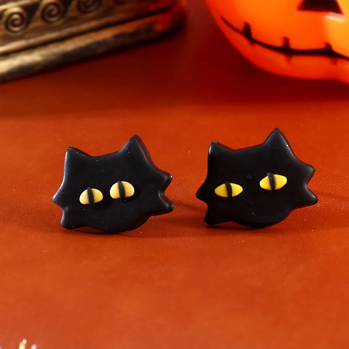 Halloween Trendy Multi Shape Handmade Polymer Clay Earrings Halloween Themed Decoration For Women's Accessories Party Daily Ware