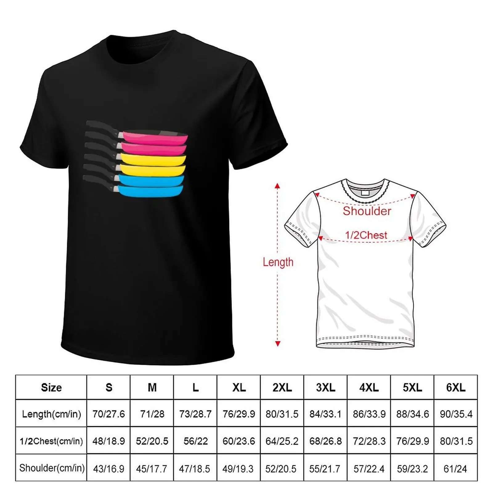Pan Cake T-Shirt man t shirt cotton T-Shirt