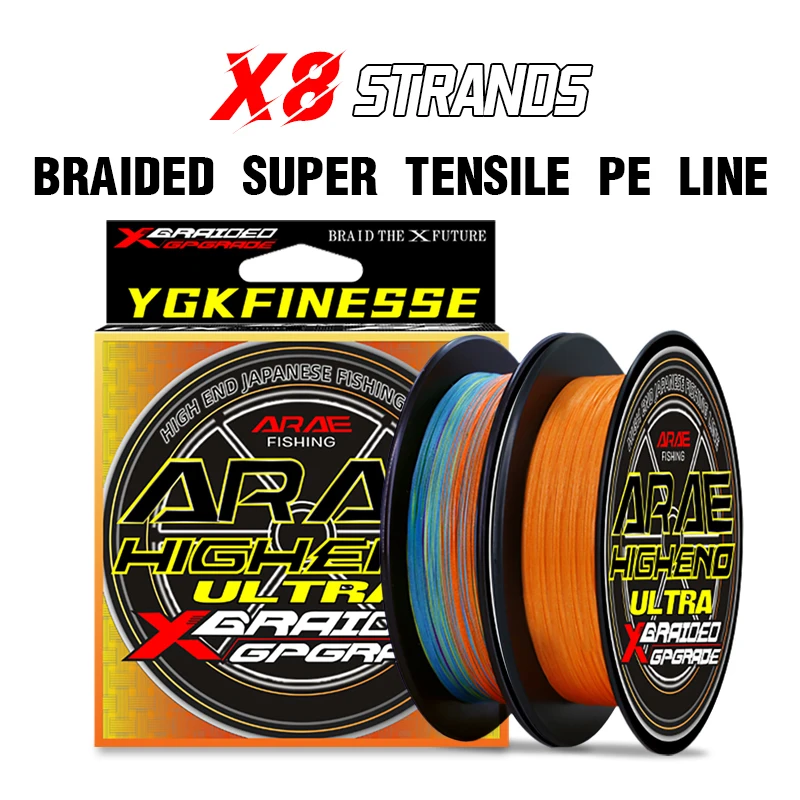 

New ygk g-soul 100/150/200M Fishing Lines X8 Strands Braided PE Japan Smooth Multifilament Line Sea Fishing Carp Fly Wire line