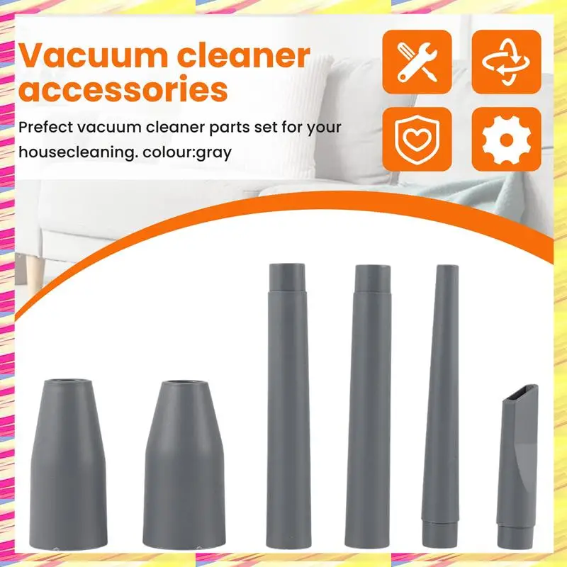 

ABJJ 9Pcs Mini Vacuum Attachment Accessories Parts Set Fits Most Vacuum Cleaners