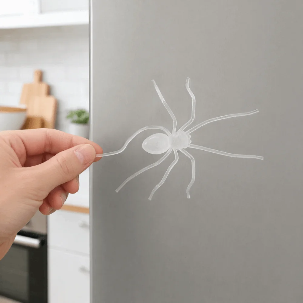 Simulated Glow in The Dark Magnet Cute Unique Spider Fridge Magnet Small Size Lightweight Halloween Magnet Whiteboard Use