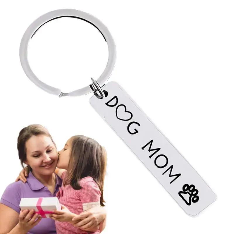 Pet Lover Keyring Dog Mom Puppy Mom Keyring Puppy Mom Keyring Veterinarian Keychain For Women Birthday Mother's Day Valentine's