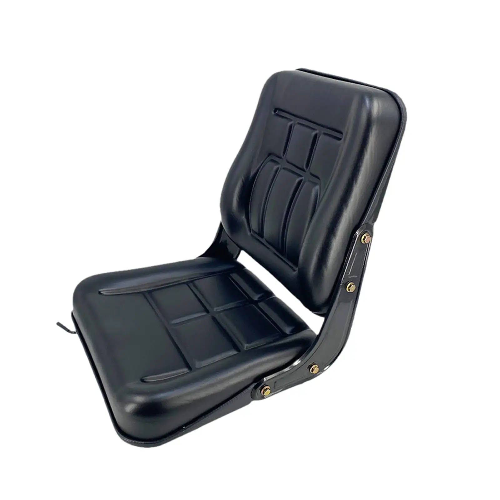 

Black PU Leather Forklift Seat Sponge Comfortable Tractor Mower Chair Easy to Clean for Construction Vehicle Replacement