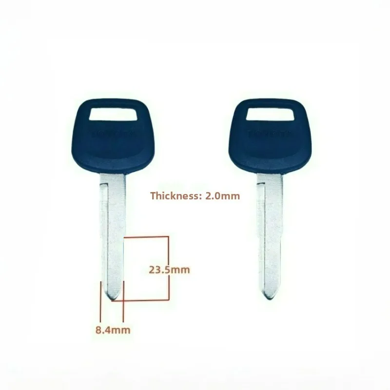 

4PC D0041 Is Suitable for Rubber Single Sea Lion Right Key Embryo Car Key Blank
