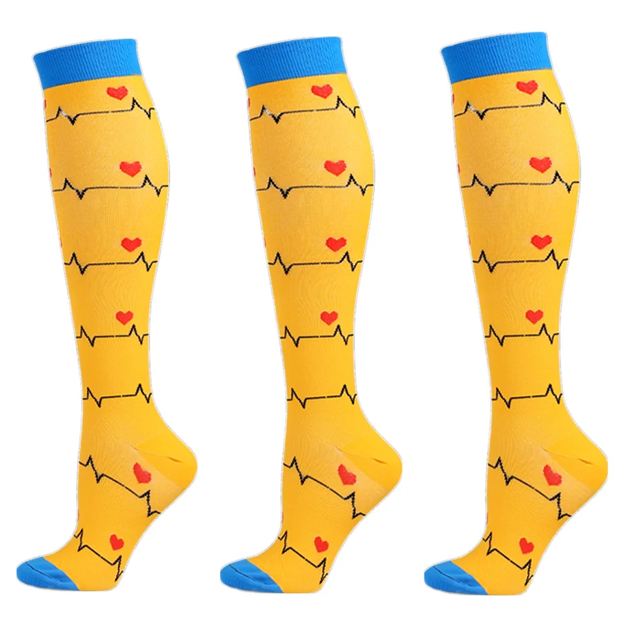 الرجال النساء ركوب الدراجات الجري اليوغا الرياضة جوارب ضغط رياضي كرة القدم كرة السلة الرجبي المشي لمسافات طويلة التنس سكيت