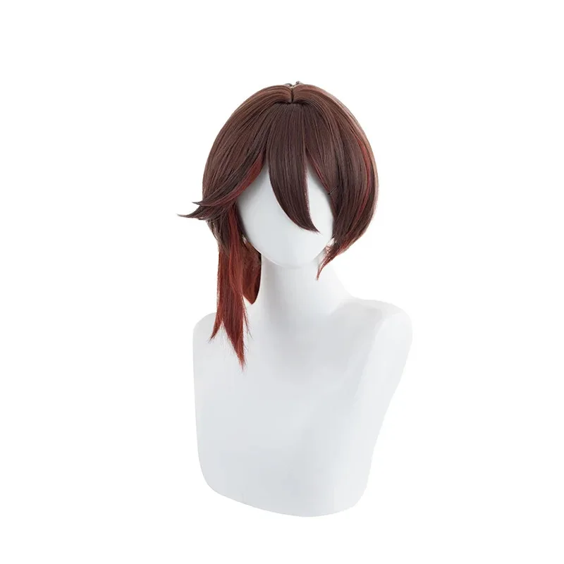 

wiwiwi 123ROLECOS Honkai Star Rail Tingyun Cosplay Wig 50cm Mixed Color Wigs with Ears Heat Resistant Perucas Synthetic Hair