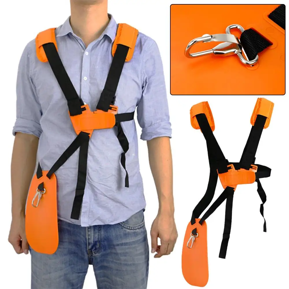 Strimmer Shoulder Strap Adjustable Non-slip Lightweight Thickening Harness Strap W Shape Padded Belt For Trimmer Garden Pruner