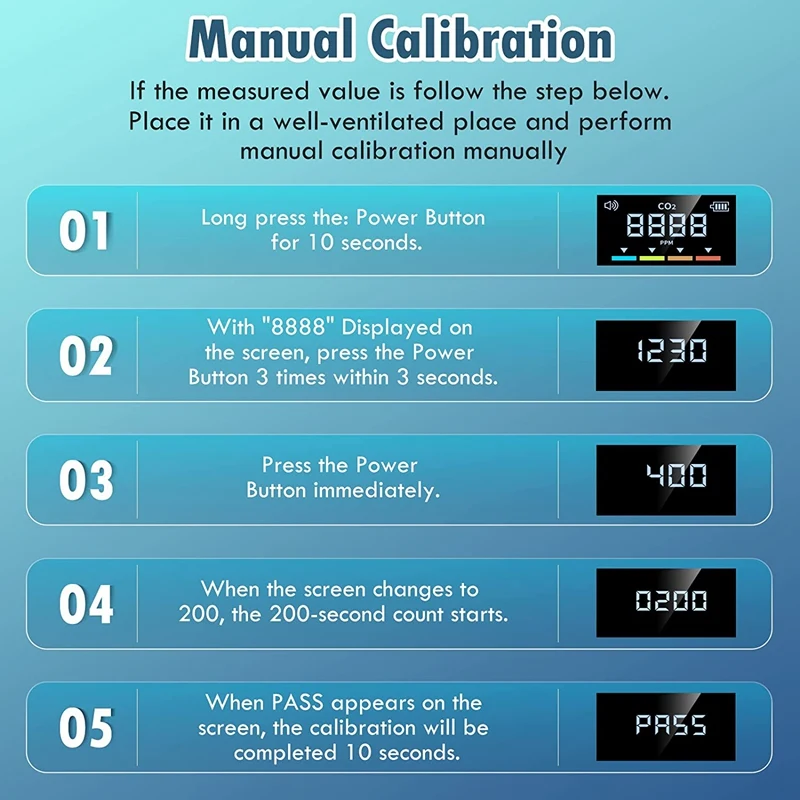 RISE-Mobile CO2 Monitor NDIR Sensor Carbon Dioxide Detector Indoor CO2 Testing Manager NDIR Sensor With Hook