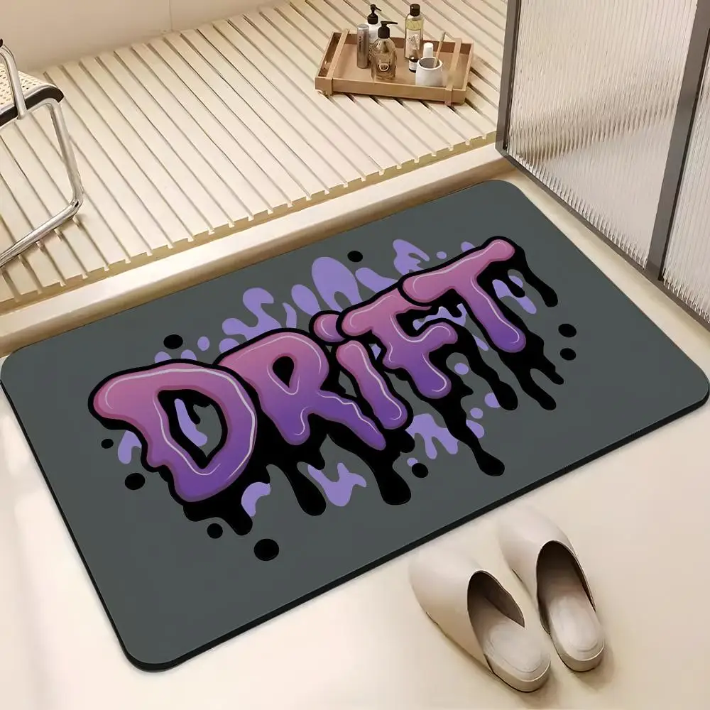 anime U-URBAN Floor Mat Absorbent Floor Mat Non-Slip Entrance Rug for Bathrooms Restrooms and Toilets