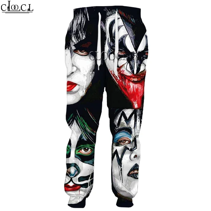 CLOOCL  Rock Singer KISS Band 3D Print Fashion Men Women Sweatpants Casual Harajuku Autumn Trousers Drop Shipping