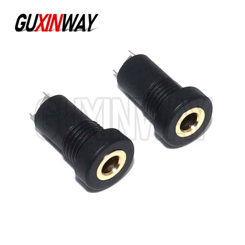 5PCS 3.5MM PJ392A PJ-392A Audio Jack Socket Stereo 3 Pole Solder Panel Mount With Nut Connector Headphone Female Socket