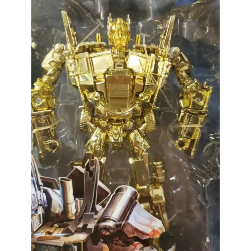 Auf Lager Takara Tomy Transformers Studio Toy Collection Global Limited vergoldetes Optimus Prime Hobby Collection Ornament